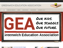 Tablet Screenshot of greenwicheducationassociation.org